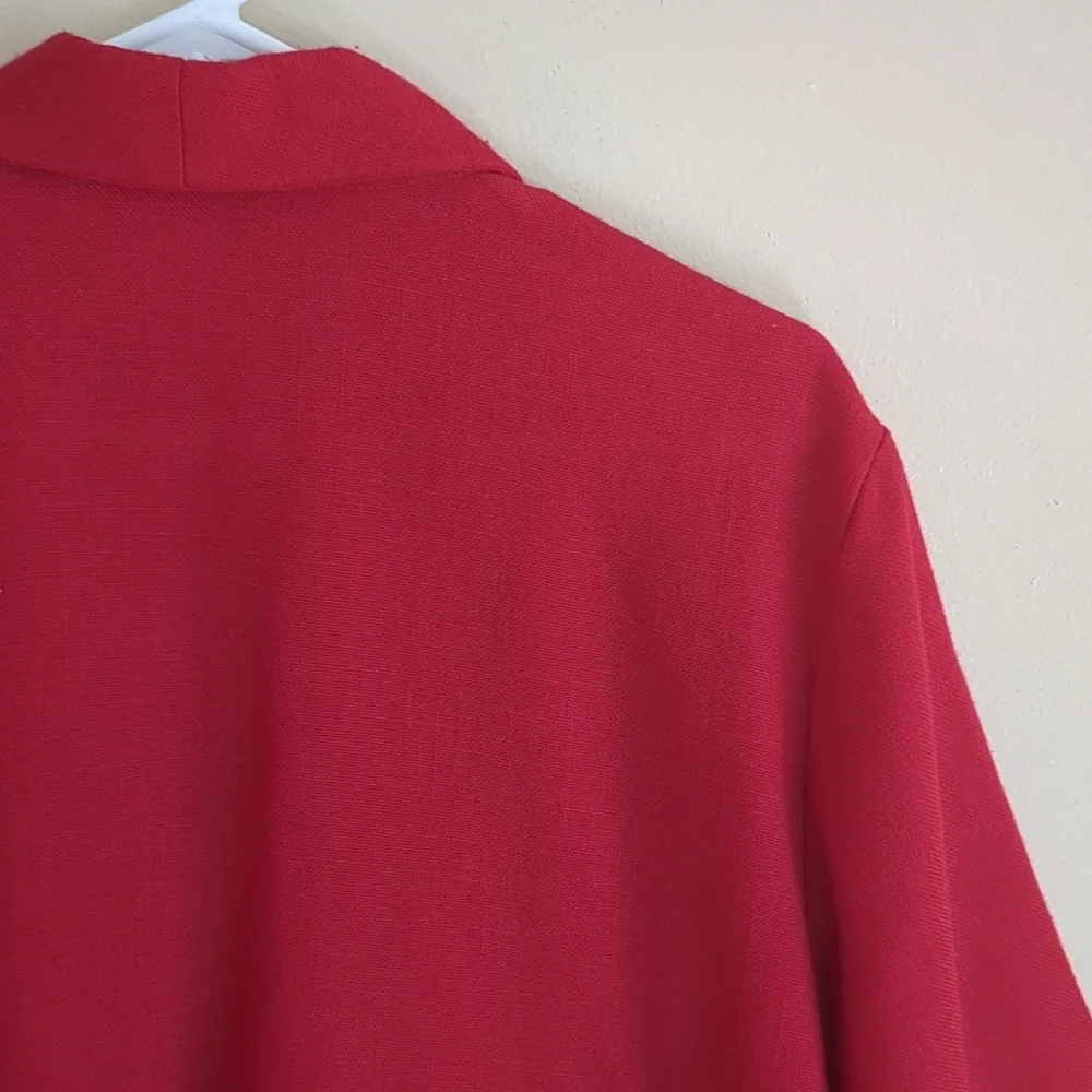 Large The Vermont Country Store Open Front Jacket - Picture 10 of 13
